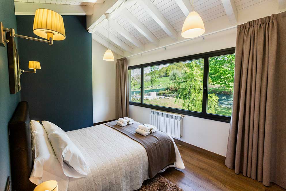 Habitación con vistas al jardín