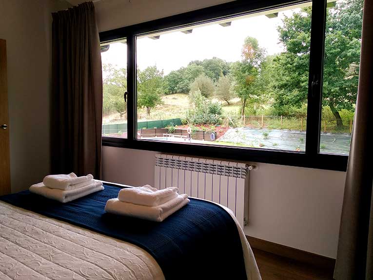 Habitación vistas al jardín